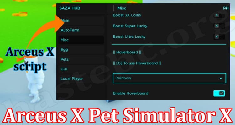 Gaming Tips Arceus X Pet Simulator X