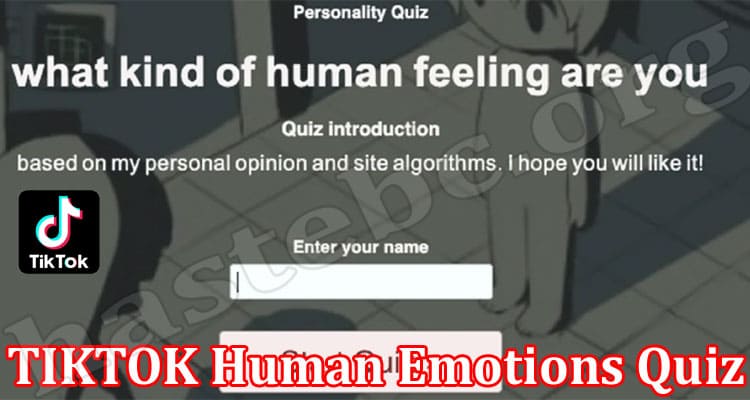 Latest News TIKTOK Human Emotions Quiz