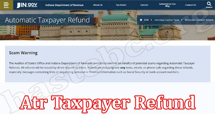 Latest News Atr Taxpayer Refund