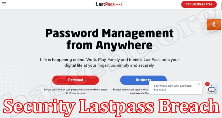 Latest News Security Lastpass Breach