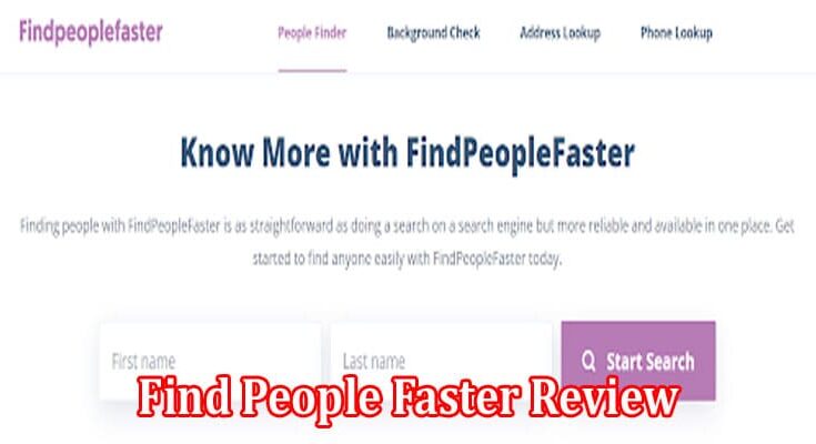 Find People Faster Online Review