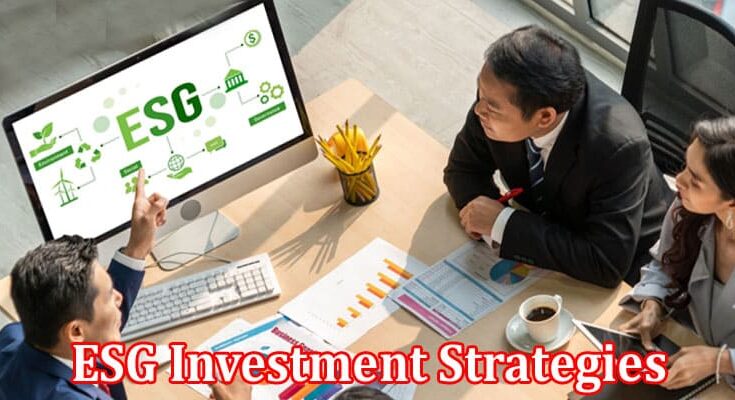 Complete Information About ESG Investment Strategies - How to Invest Responsibly and Make a Positive Impact