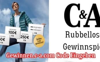 Latest News Gewinnen.c-a.com Code Eingeben